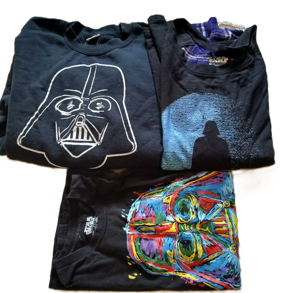 3 Star Wars Darth Vader Shirts